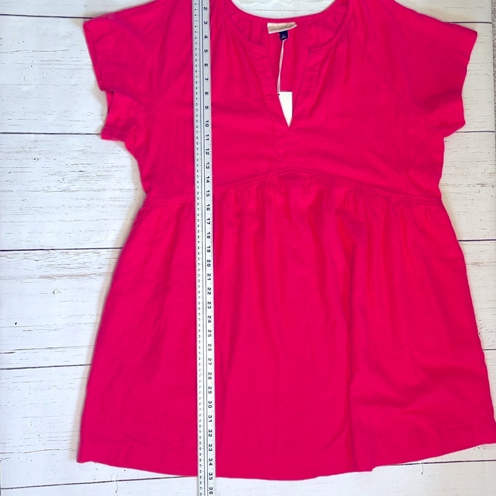 Universal Thread V Neck Bright Pink Dress, size XL, NWT - Picture 9 of 10